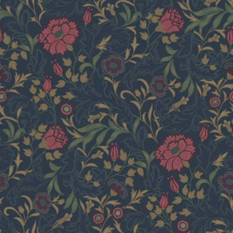 Image of Holden Decor 36304 Bilbury Navy Opus Wallpaper By Holden Decor