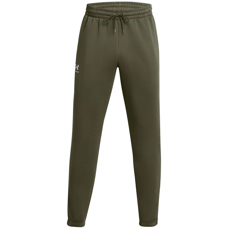 Image of Under Armour Mens Icon Taping Closed Hem Fleece Joggers Marine OD Green male S