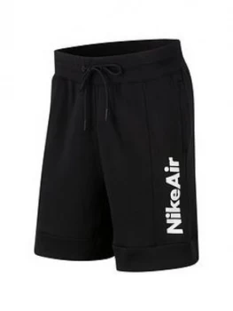 Image of Nike Air Fleece Shorts - Black, Size XL, Men