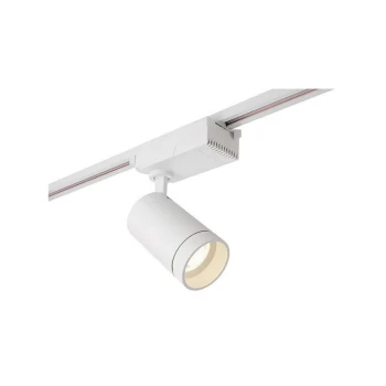 Image of Saxby Cody - 1 Light Integrated LED Track Light Matt White, Prismatic