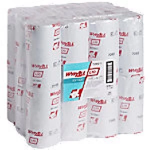 Image of WYPALL Wiper Rolls L10 1 Ply Blue 24 Rolls of 165 Sheets