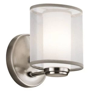 Image of 1 Light Wall Light Classic Pewter, G9