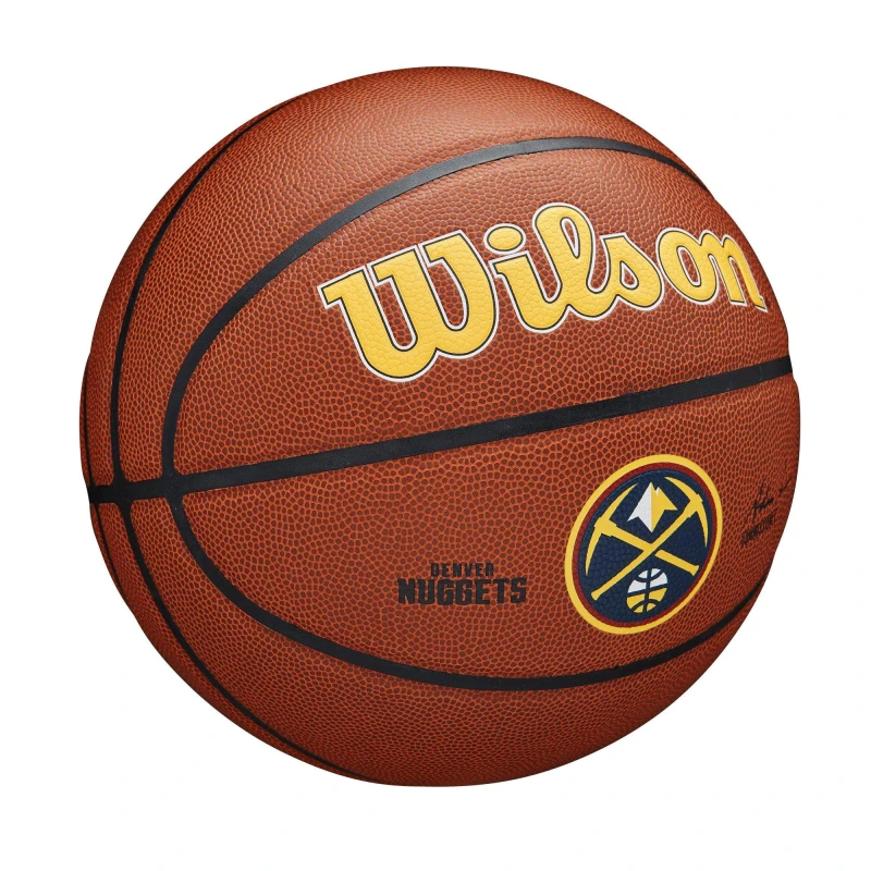 Image of Wilson Adults NBA Alliance Basketball Benver Nuggest unisex size 7