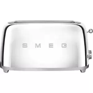 Image of SMEG 50s Retro TSF02SSUK 4 Slice Toaster