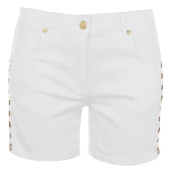 Image of Biba Eyelet Crochet Shorts - White