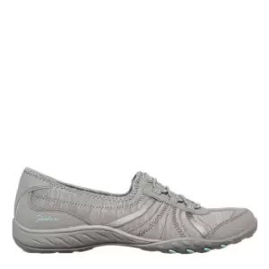 Image of Skechers Scooped Bungee Slip On Trainers Ladies - Grey