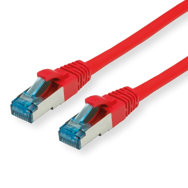 Image of VALUE 0.5m S/FTP Cat.6a networking cable Red Cat6a S/FTP (S-STP)