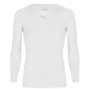 Image of Puma Liga Long Sleeve T-Shirt Mens - White
