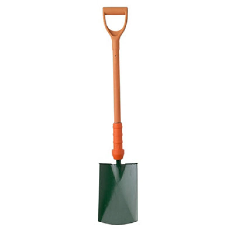 Image of Bulldog Bulldog Insulated Treaded Digging Spade in Green Green One Size Unisex 5013693051605