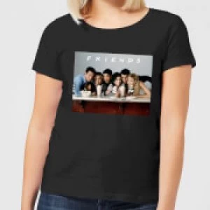Image of Friends Milkshake Womens T-Shirt - Black