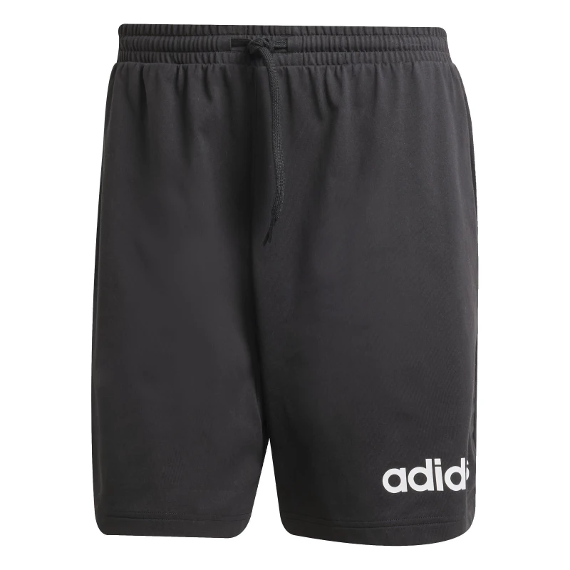 Image of adidas Essentials Linear Single Jersey Shorts Mens - Black S