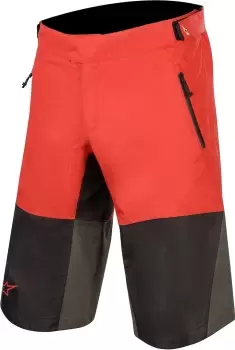 Image of Alpinestars Tahoe Bicycle Shorts, black-red, Size 34, black-red, Size 34
