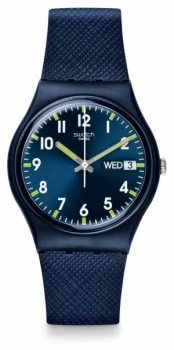 Image of Swatch Original Gent Sir Blue GN718 Watch