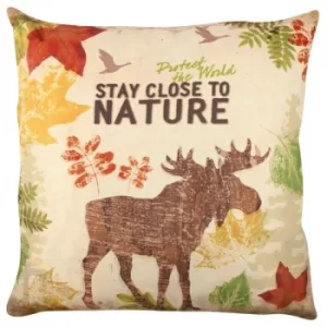 Image of A11844 Multicolor Cushion Stay Close To Nature
