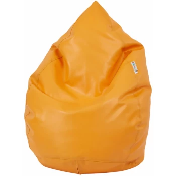 Image of Liberty House Toys - Childrens Bean Bag - 60cm x 40cm, Large Indoor Outdoor Water Resistant - Orange - Orange