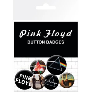 Image of Pink Floyd Album and Logos Badge Pack