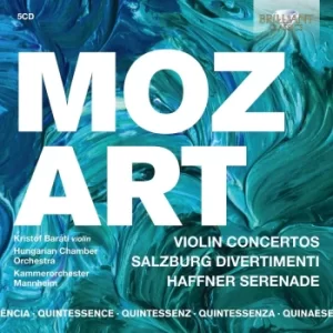 Image of Mozart: Violin Concertos, Salzburg Divertimenti and Haffner Serenade (CD)
