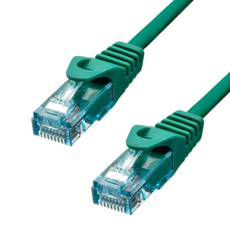 Image of ProXtend CAT6A U/UTP CU LSZH Ethernet Cable Green 25CM