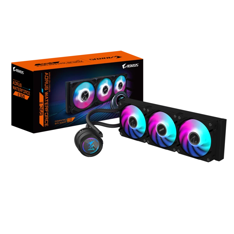 Image of Gigabyte AORUS WATERFORCE II 360 ARGB 360mm AIO Liquid Cooler