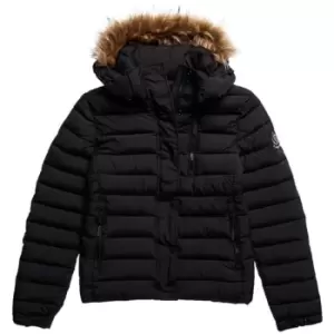 Image of Superdry Fur Fuji Jacket - Black