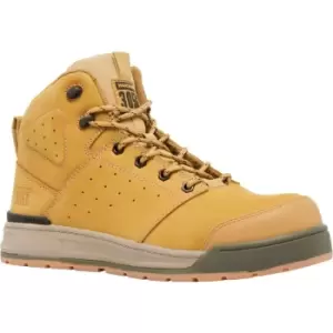 Image of Unisex Adult 3056 Safety Boots (7 UK) (Wheat) - Hard Yakka