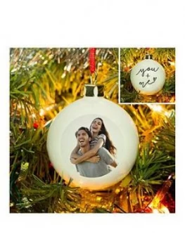 Image of You & Me Photo Bauble