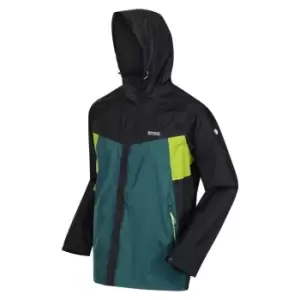 Image of Regatta Dresford Waterproof Jacket - Blk/PacficGr