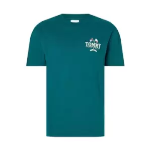 Image of Tommy Jeans Tjm Rlxd Modern Prep Back Logo - Green