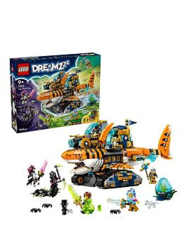 Image of Lego Dreamzzz 2-In-1 Tiger Shark Tank Toy (71515) One Colour WU3TU Unisex