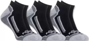Image of Carhartt Force Performance Socks (3 Pack), black, Size L, black, Size L