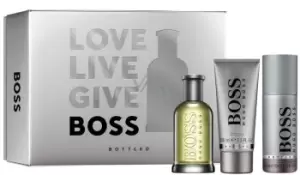Image of Hugo Boss Boss Bottled Eau de Toilette Gift Set For Him 100ml