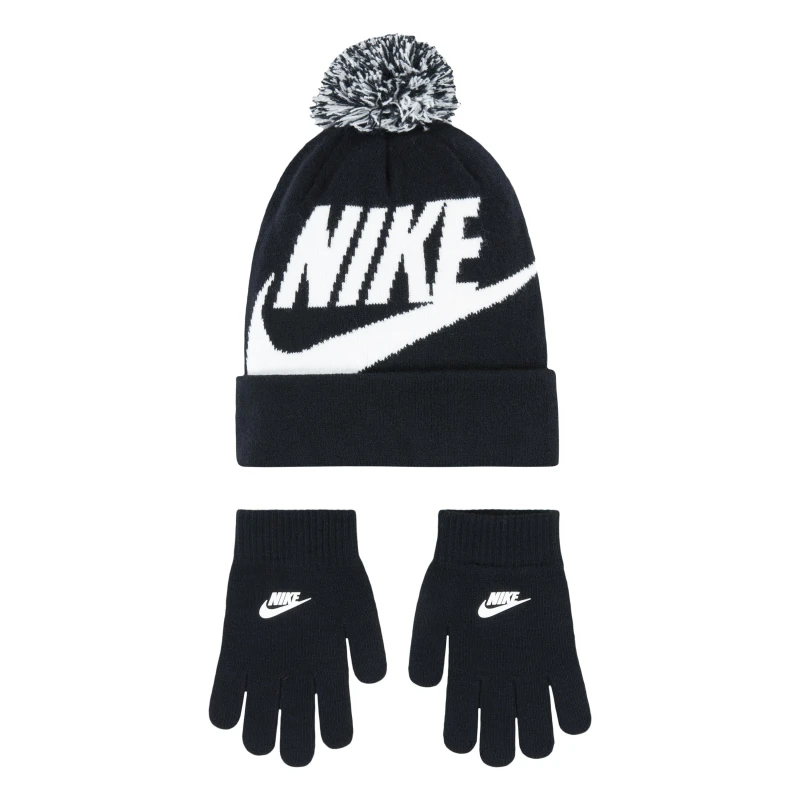 Image of Nike Hat/Glove Set Juniors Beanies Junior Black 90513303020