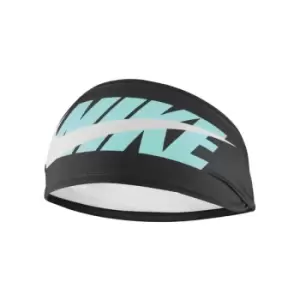 Image of Nike Wide Headband Wide Graphic Black Copa Sail