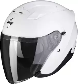 Image of Scorpion EXO-230 Solid Jet Helmet, white, Size S, white, Size S