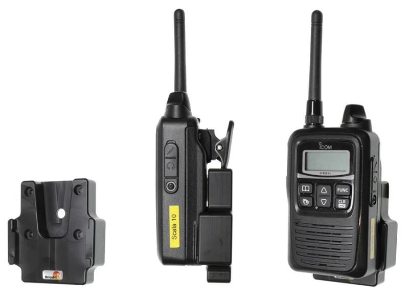 Image of Brodit 710025 holder Passive holder Two-way radio Black