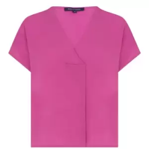 Image of French Connection Crepe Light Top - Purple