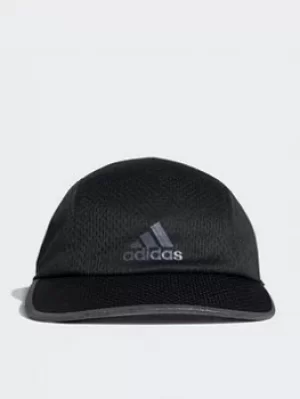 Image of adidas Aeroready Runner Mesh Cap, Black, Size S/M, Men