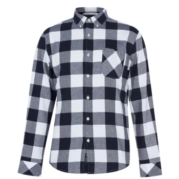 Image of Howick Check Shirt - Navy/White