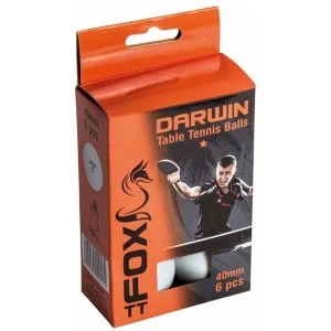 Image of Fox Darwin 1 Star TT Balls (Pk6)