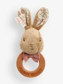 Image of Signature Flopsy Bunny Wooden Ring Rattle
