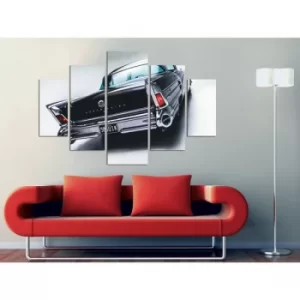 Image of ST088 Multicolor Decorative MDF Painting (5 Pieces)