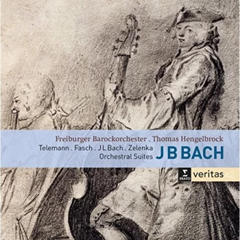 Image of Freiburger Barockorchester, Thomas Hengelbrock - J.B. Bach CD