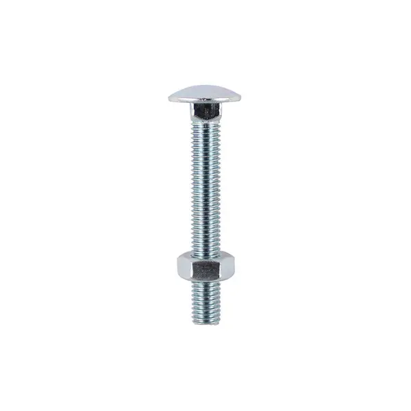 Image of Coach Bolts and Nut Zinc Plated 16110CB Size: M16