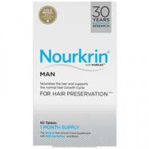 Image of Nourkrin Man For Hair Preservation Tablets x 60