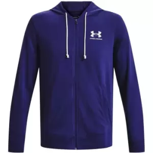 Image of Under Armour Armour Rival Full Zip Hoodie Mens - Blue