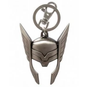 Image of Marvel Pewter Key Ring Thor Helmet