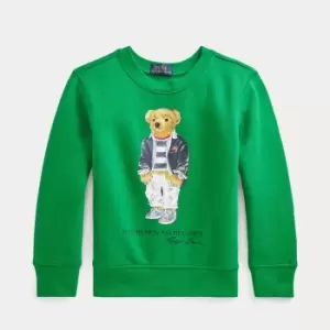 Image of Polo Ralph Lauren Boys' Bear Sweatshirt - Cruise Green - 10-12 Years