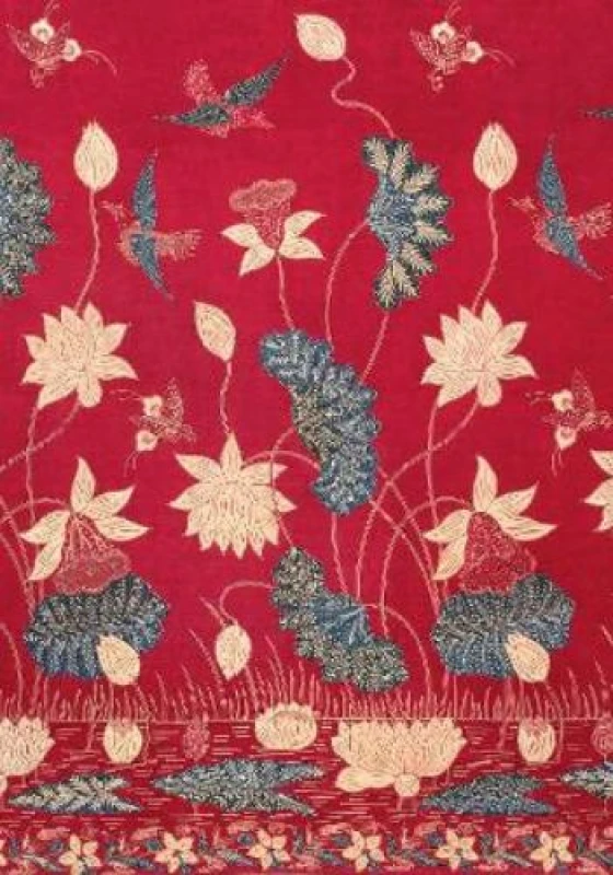 Image of Journal Sarong Buketan With Lotuses, Lined Paperback. Paperback. By Tuttle Studio Books