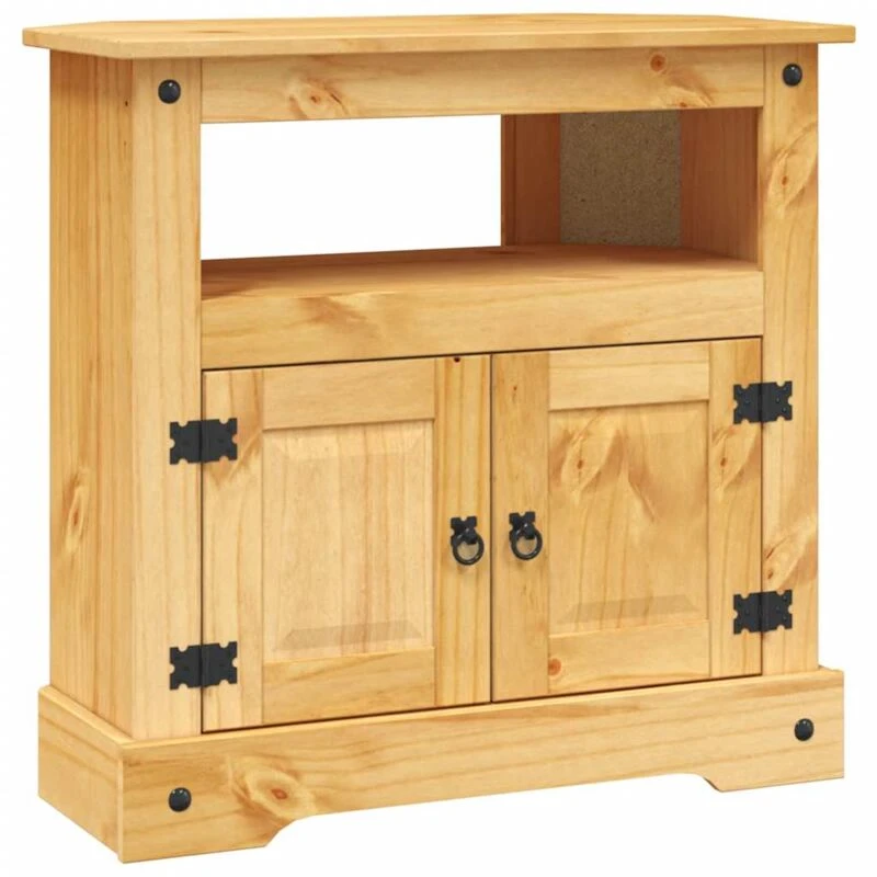 Image of vidaXL Console Table Mexican Pine Corona Range 80x43x78cm Side HiFi Cabinet
