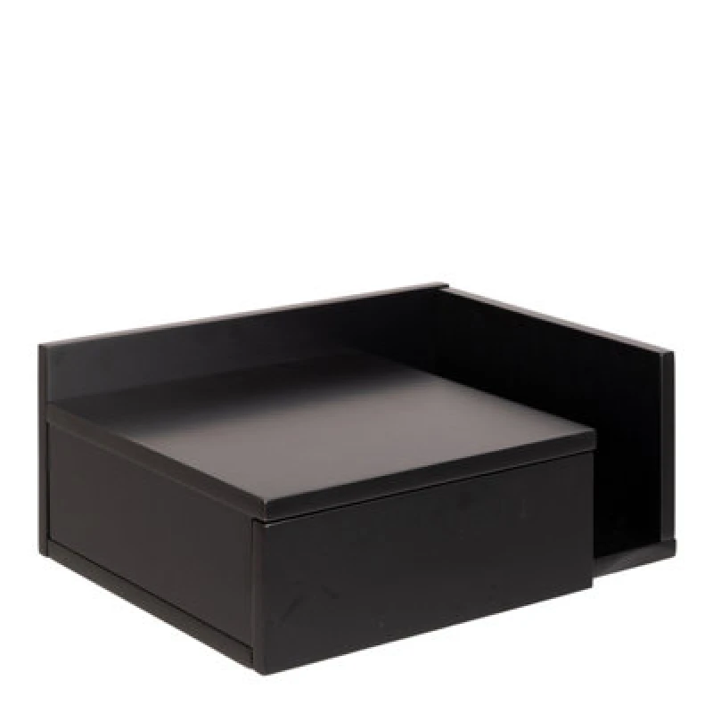 Image of Furniture To Go Ashlan Bedside Table in Black Unisex
